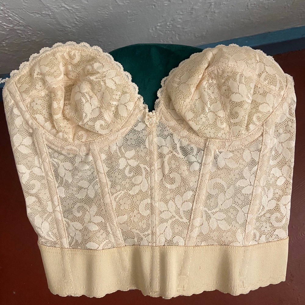 Vintage Carnival backless corset bustier